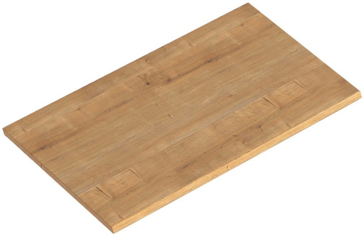 Waschtischplatte 80 cm MODENA-56 in Hamilton Eiche Nb, B/H/T: ca. 80/2,5/46 cm Bild 1