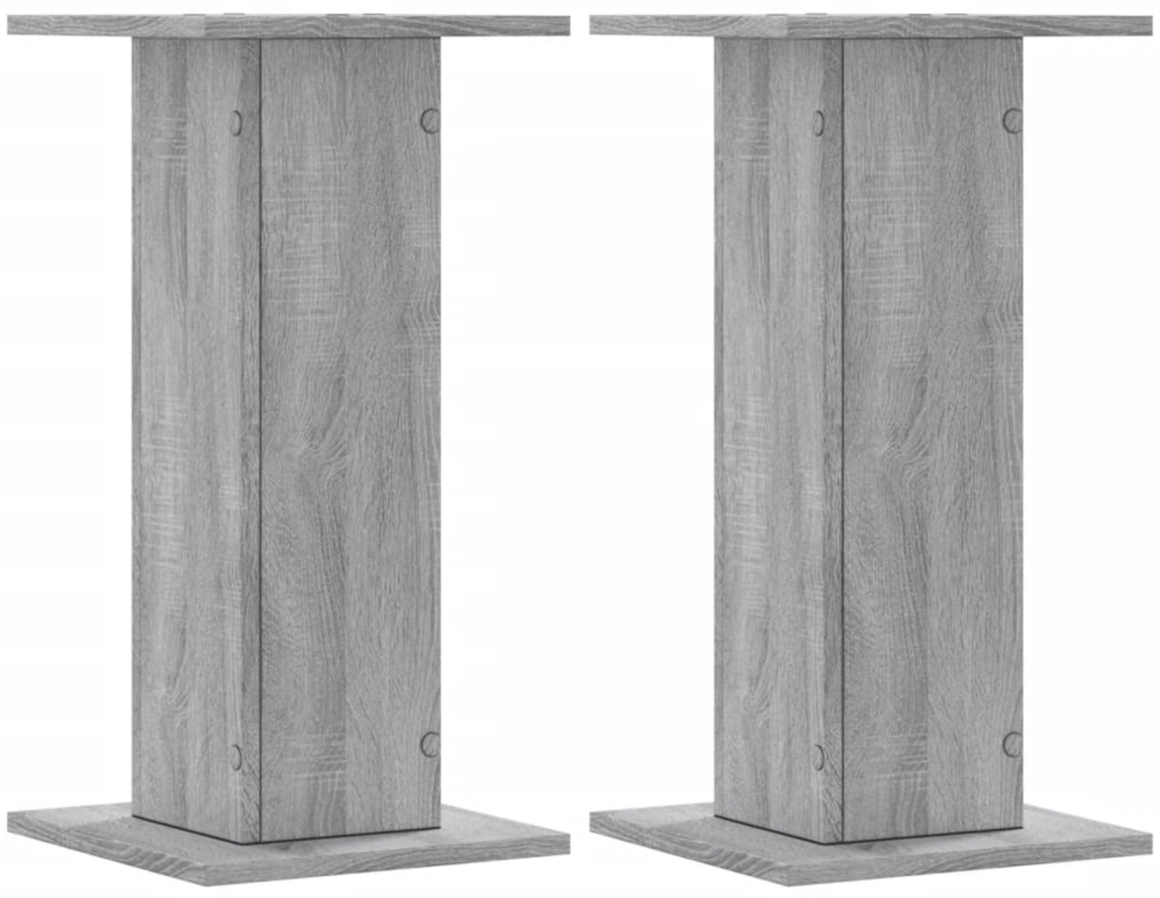 vidaXL Pflanzenständer 2 Stk. Grau Sonoma 30x30x60 cm Holzwerkstoff 3307860 Bild 1
