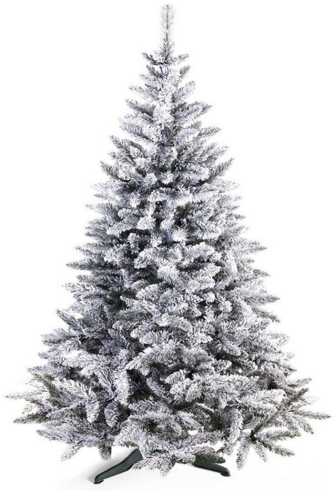 Weihnachtsbaum künstlich, mit Kunstschnee, PVC, Ständer aus Kunststoff, 120 cm Bild 1