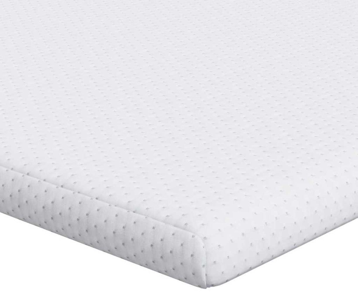 vidaXL Matratzenauflage Weiß 120x200 cm Jacquard Stoff 4106192 Bild 1