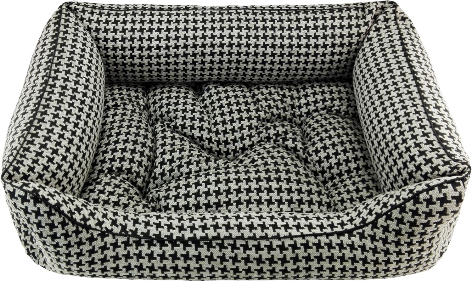 Dandy Dog Hundebett Houndstooth Beige Größe L Bild 1