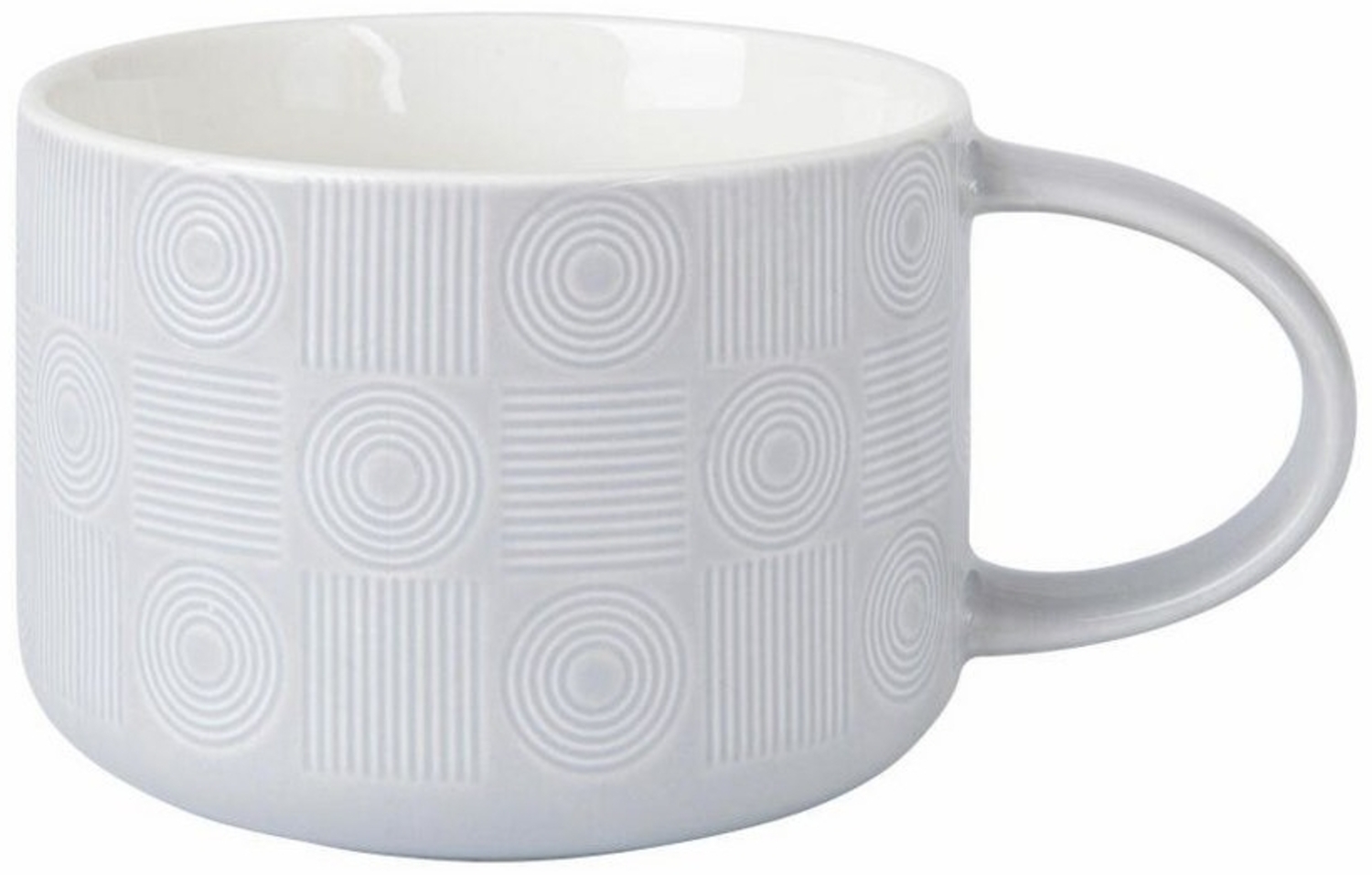 Maxwell & Williams KL0274 Jumbotasse 500 ml CREST Grau, Porzellan Bild 1