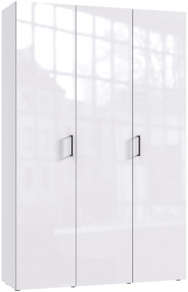 Wimex Kleiderschrank Mugano,in 8 Breiten,3 Höhen,2 Tiefen, viele Farben, Made in Germany (in Basic oder Premium Ausstattung mit 2 weiteren Einlegeböden) mit langen oder kurzen Griffen aus Metall, mit oder ohne Spiegel Bild 1