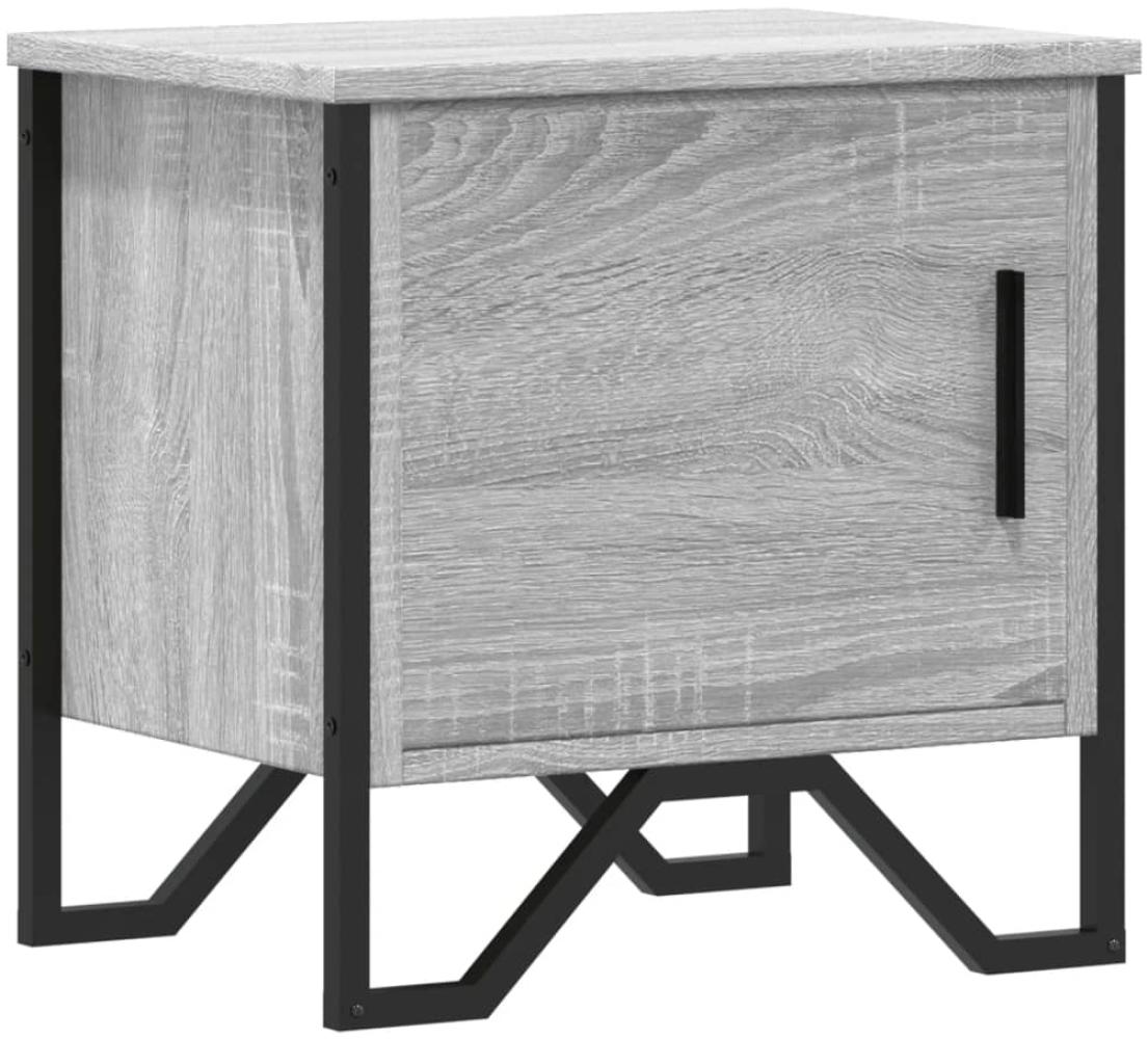 vidaXL Nachttisch Grau Sonoma 40x30x40 cm Holzwerkstoff 848520 Bild 1