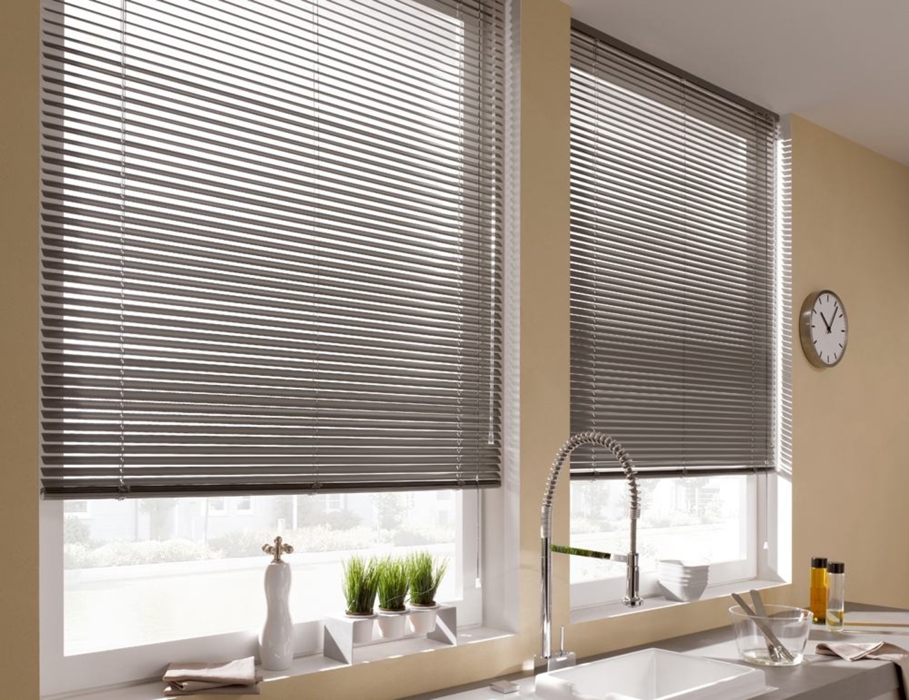 Gardinia Alu Jalousie silber, 60 x 175 cm Bild 1