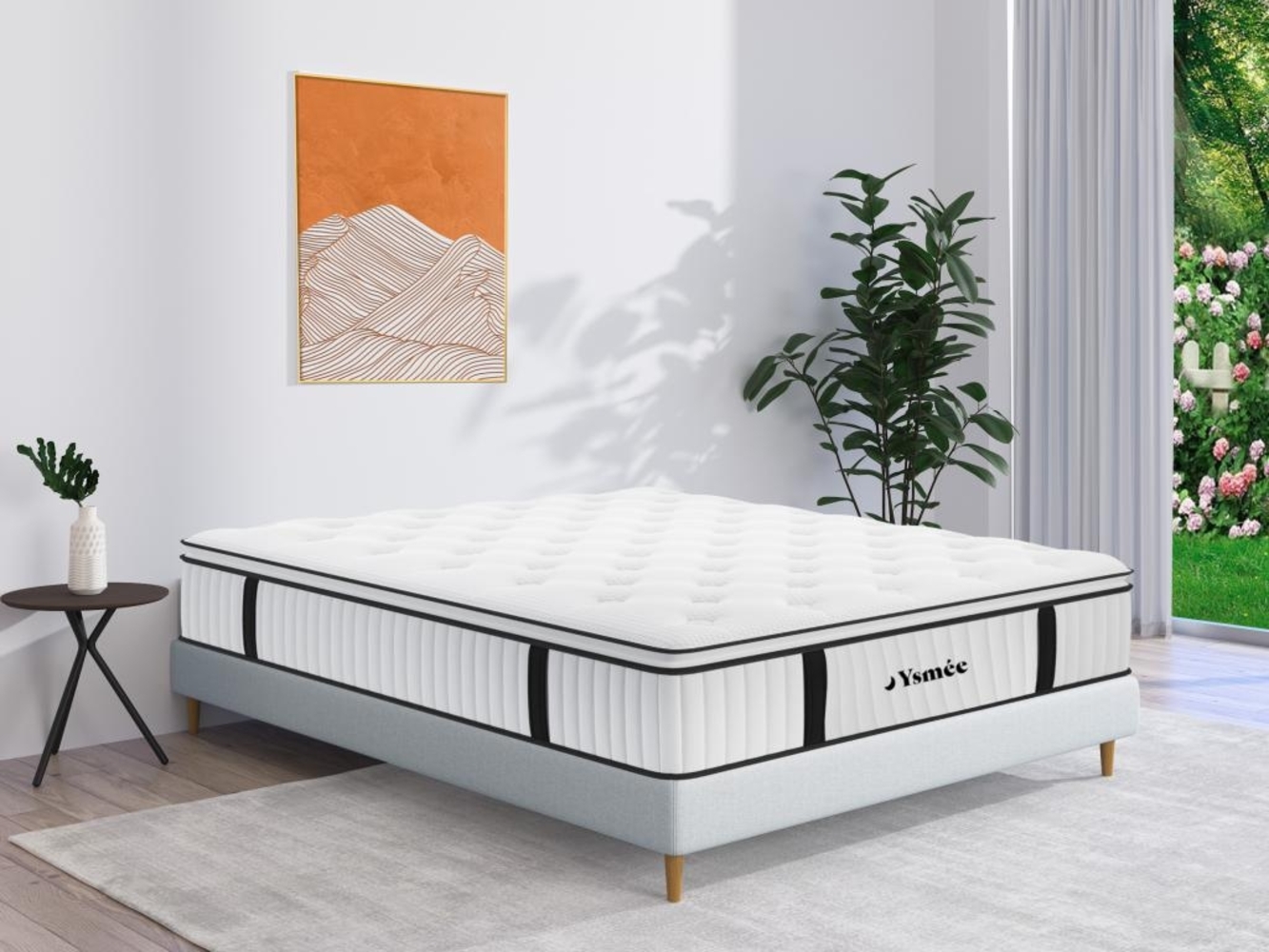 Taschenfederkernmatratze mit Übermatratze American Dream - 200x200 cm - Härtegrad 3 Bild 1