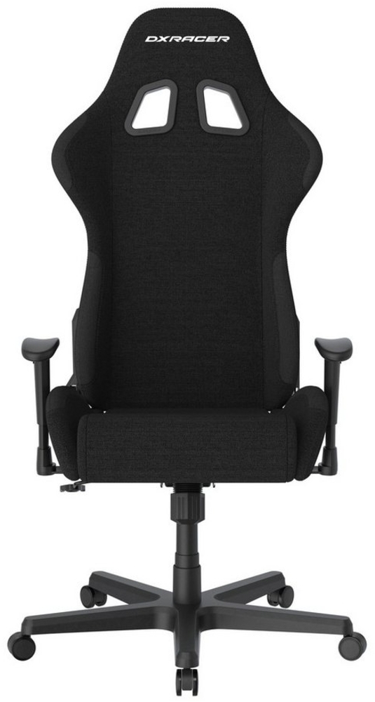 DXRacer Gaming-Stuhl Formula Gaming Chair Regular L, Wasserabweisender Stoff, schwarz Bild 1
