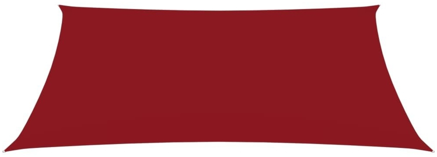 vidaXL Sonnensegel Oxford-Gewebe Rechteckig 3x4 m Rot Bild 1
