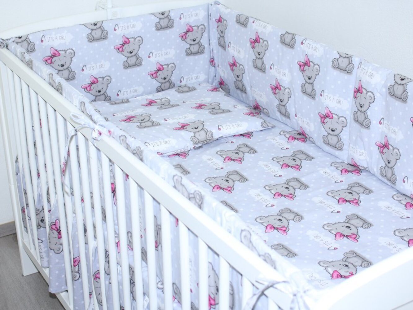 Primawela Bettnestchen Nestchen 420 cm Bettumrandung Baby Bett Kinder Nest Kopfumrandung Bild 1