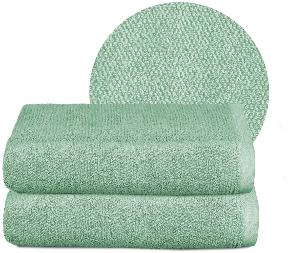 Beautex Handtuch Set Handtuch Set, Made in Europe, Frottier, (Multischlaufen-Optik, Frottier Premium Set aus 100% Baumwolle 550g/m) Bild 1
