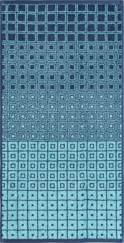 Kaya Handtuch blau 50x100cm 500 g/m², 100% Baumwolle Mesopotamian Cotton Bild 1