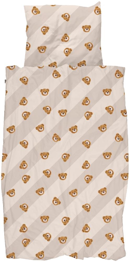 Snurk Teddy Bettbezug – 140 x 200/220 cm – Beige Bild 1