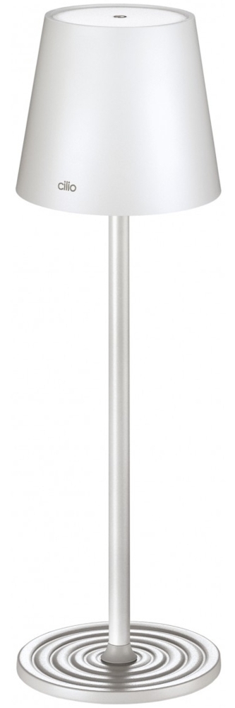 LED Tischlampe Tischleuchte USB Lampe Akku Innen & Außen cilio SOLE weiß 190816 Bild 1