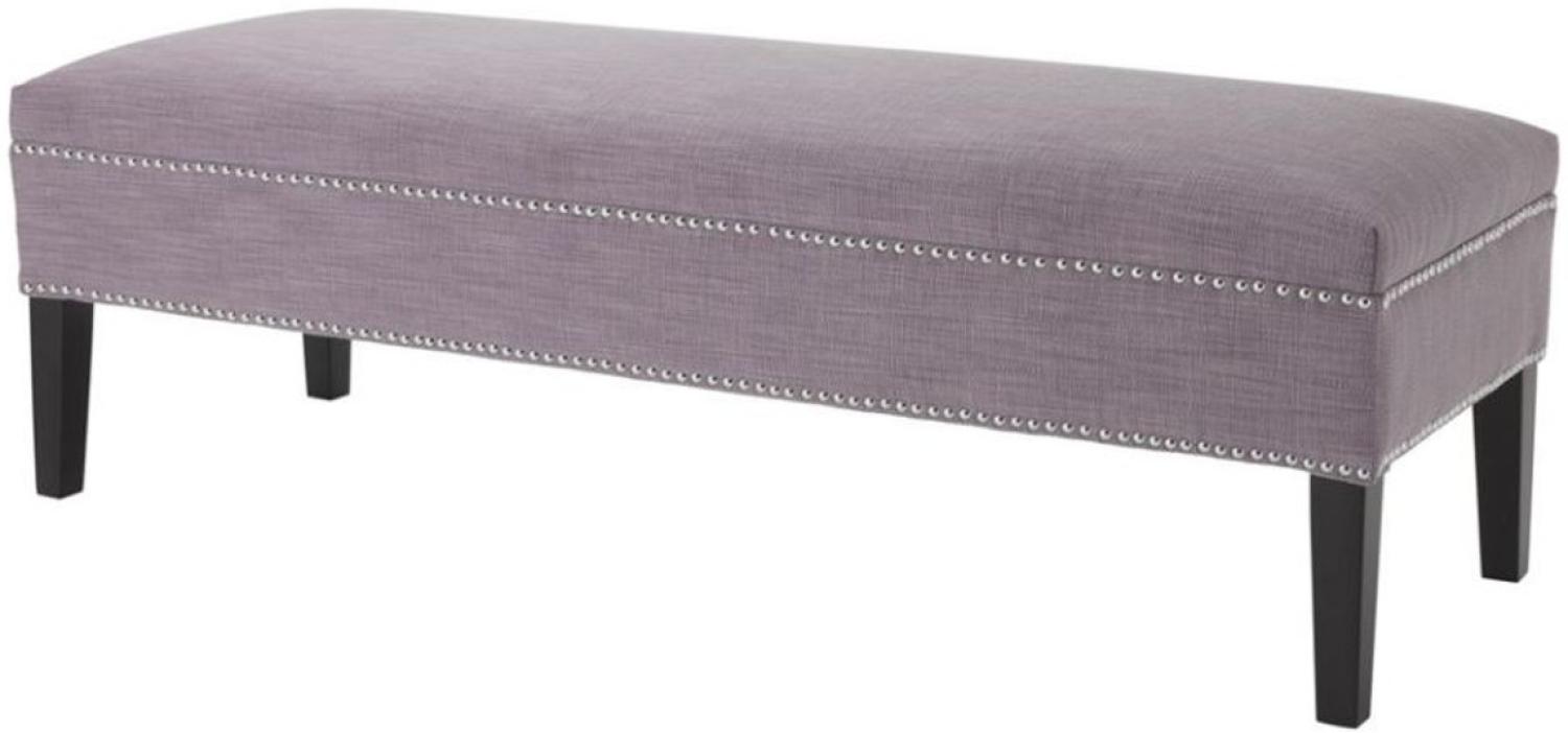 Casa Padrino Luxus Sitzbank Lila 140 x 50 x H. 45 cm - Luxus Qualität Bild 1