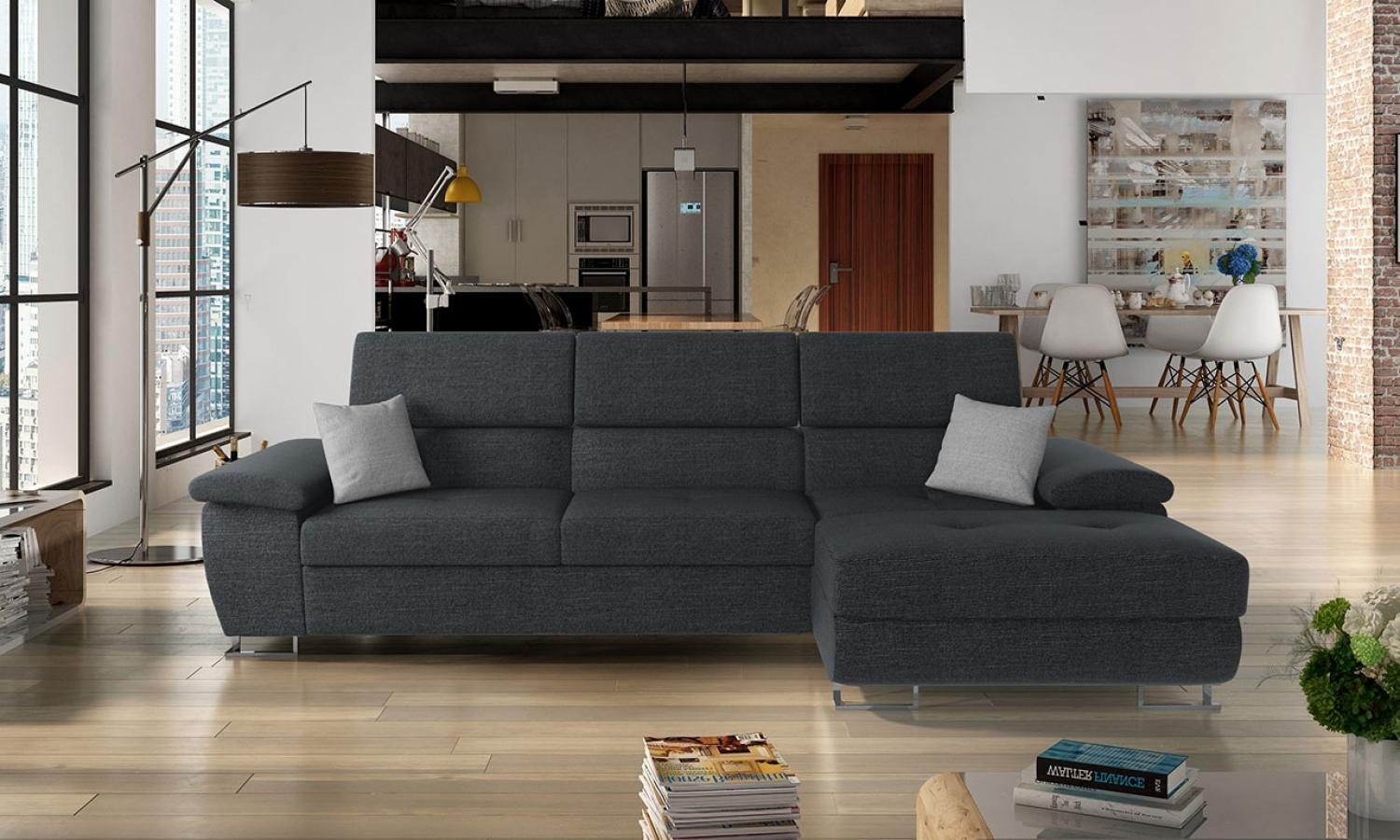 Ecksofa Cotere Mini Premium, Seite: Rechts, Farbe: Terra 1 + Terra 1 + Terra 6 ECO Bild 1