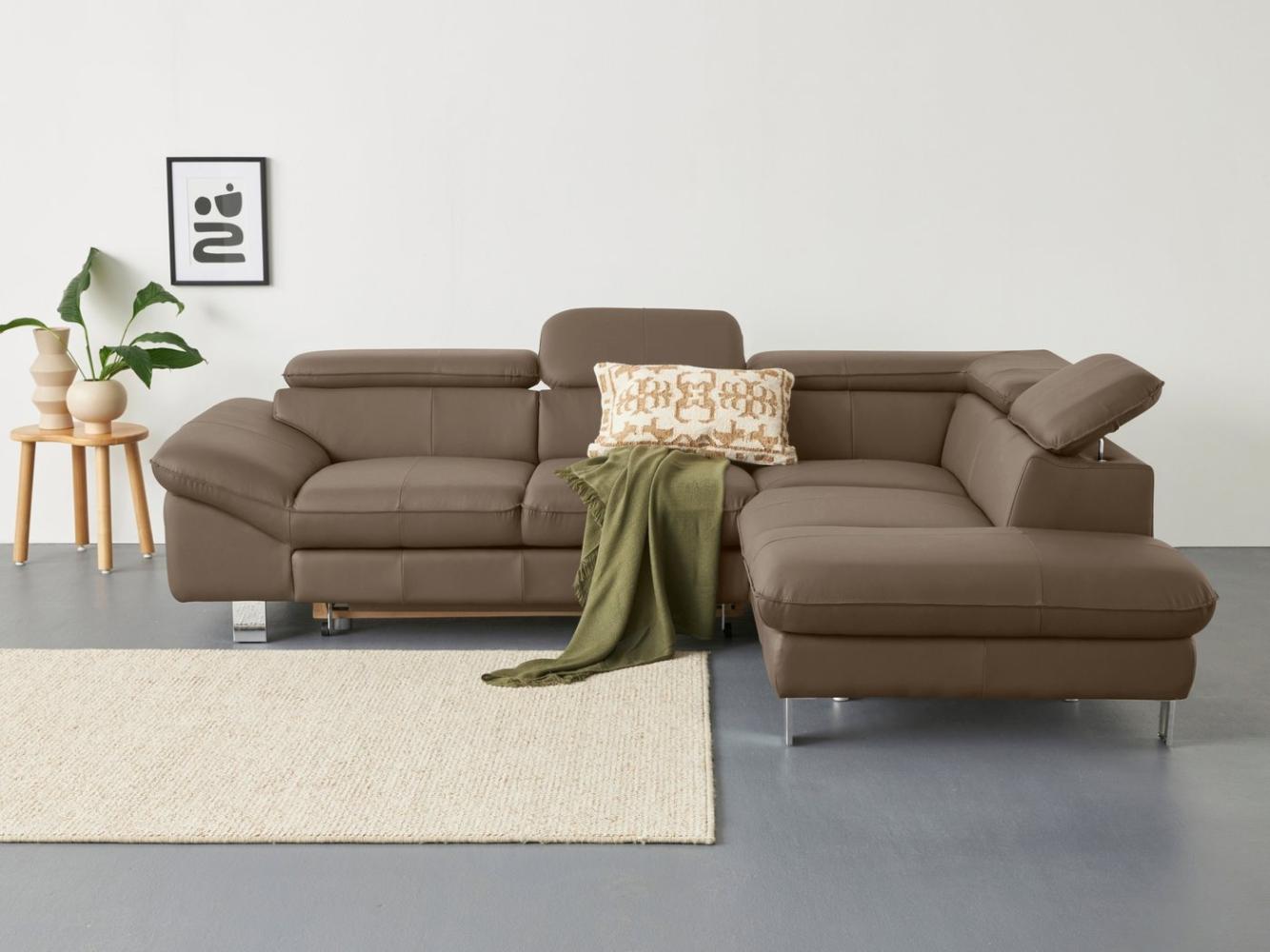 COTTA Ecksofa Driver L-Form, mit Kopfteilverstellung, wahlweise mit Bettfunktion Bild 1