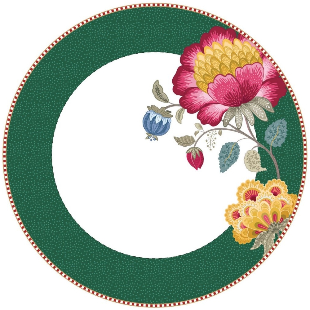 PiP Studio Speiseteller Fantasy Green Speiseteller 26,5cm Bild 1