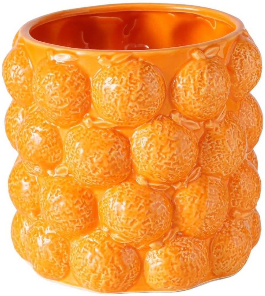 Übertopf 3D Optik ORANGE Bild 1