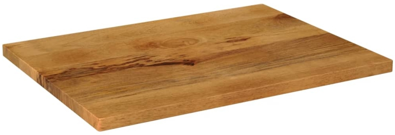 vidaXL Tischplatte 90x60x2,5 cm Rechteckig Massivholz Mango 371599 Bild 1