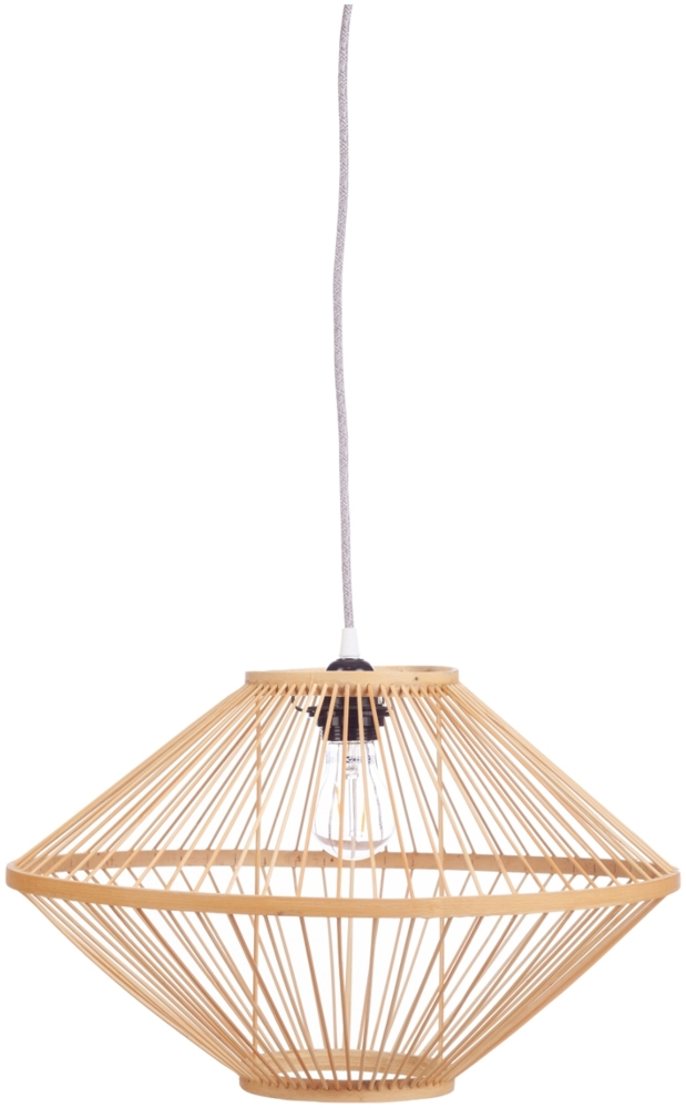 KidsDepot Ufo Hängelampe Bamboo Natur Holz, natur, Bild 1