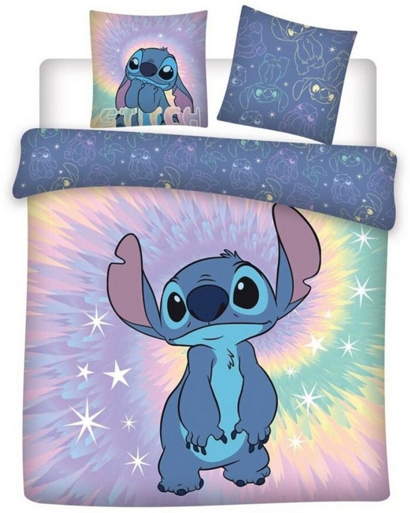 Lilo & Stitch Bettbezug für zwei Personen – Weich und bunt 240x220 cm Bild 1