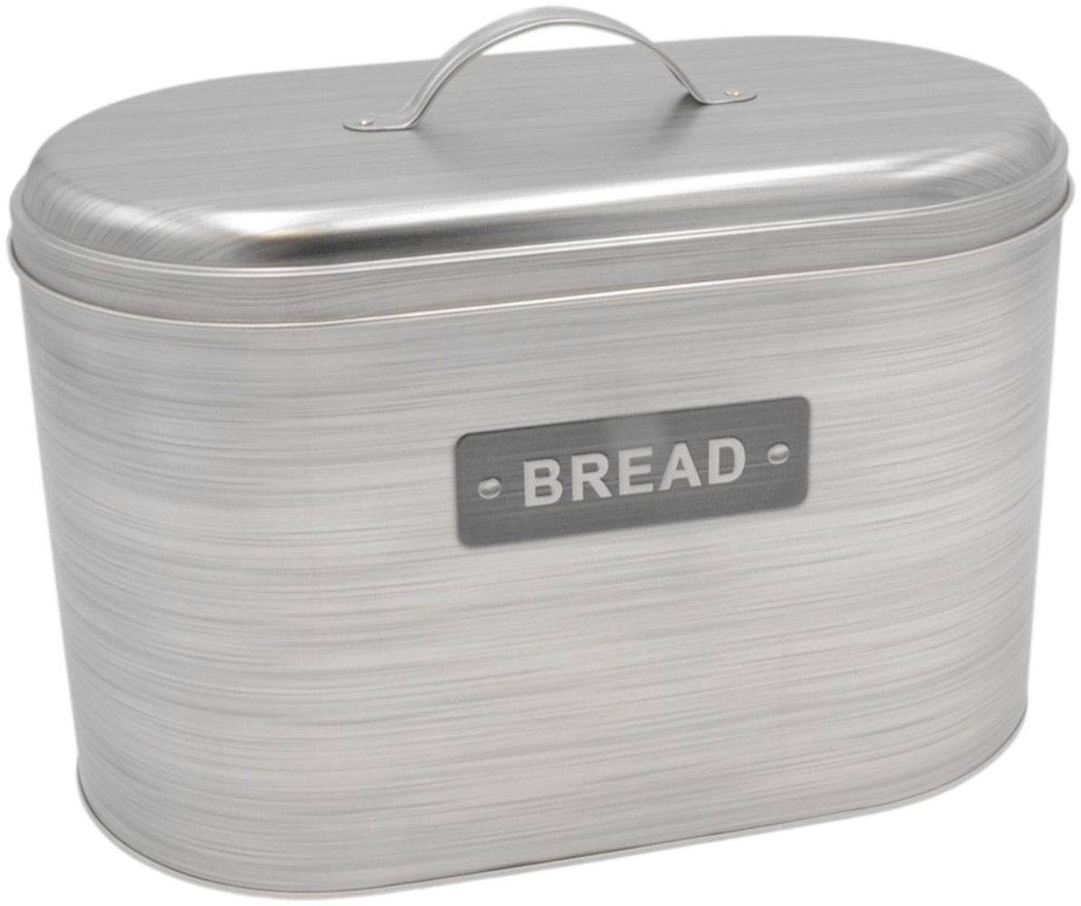 Metall Brotdose Bread mit Griff Brotkasten Brotbox Brotbehälter Bild 1