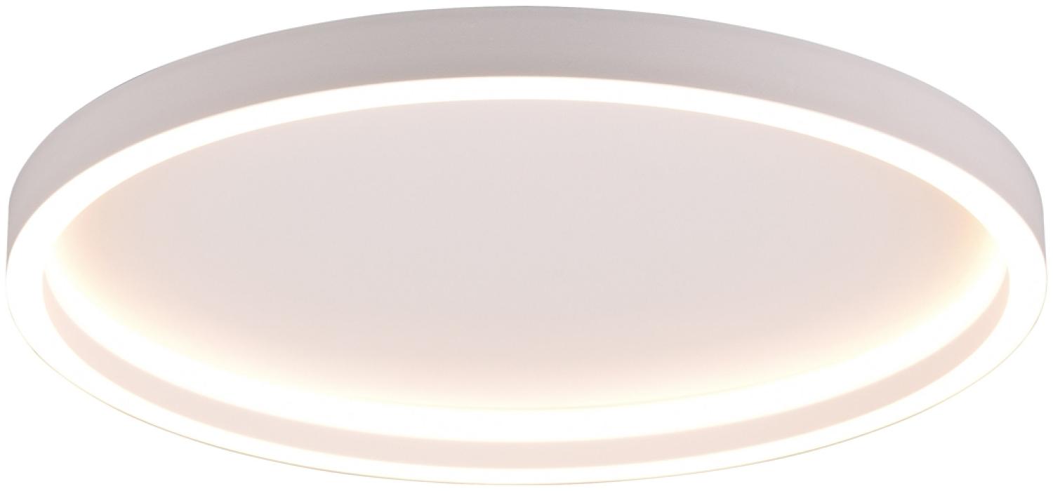 Flache LED Deckenleuchte ROTONDA Weiß Rund Ø 35cm Bild 1