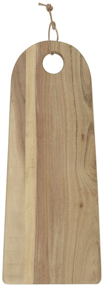 Schneidebrett Servierbrett Brettchen Holz Gerundet L 50cm Ib Laursen 17051-00 Bild 1