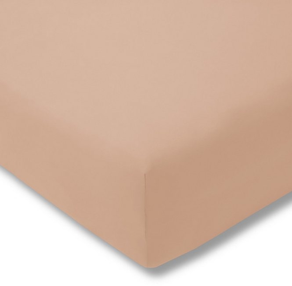 Estella Mako Jersey Spannbettlaken 100x200 cm in sahara Bild 1