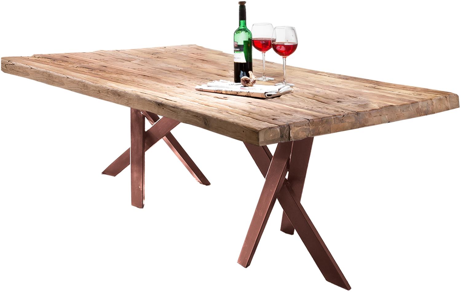 Tisch 200x100 Teak Holztisch Esstisch Küchentisch Wohnzimmertisch Speisetisch Bild 1