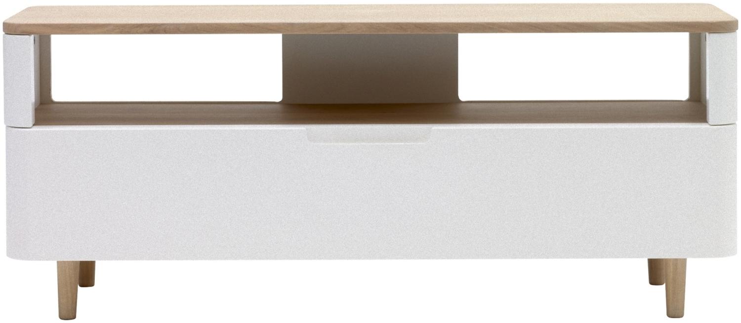 TV Tisch Amalie Fernsehschrank Hifi Schrank Lowboard Kommode Sideboard Holz weiß Bild 1