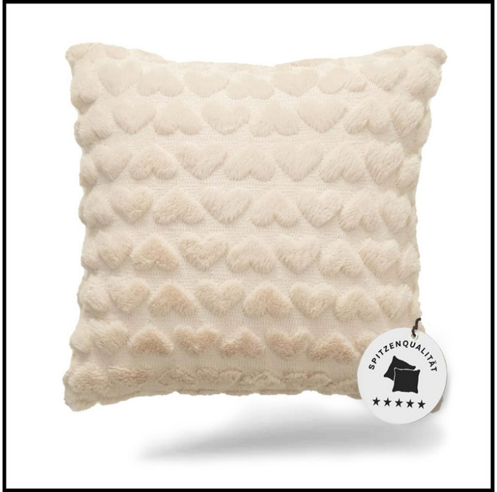 LIVINA HOME Kissenbezug Premium Kissenbezüge, Dekokissen Couchkissen Sofakissen, Kissenhülle, (1 Stück), Kuschelkissen Zierkissen, Kissen Bezug Set, Valentinstag Angebot! Bild 1