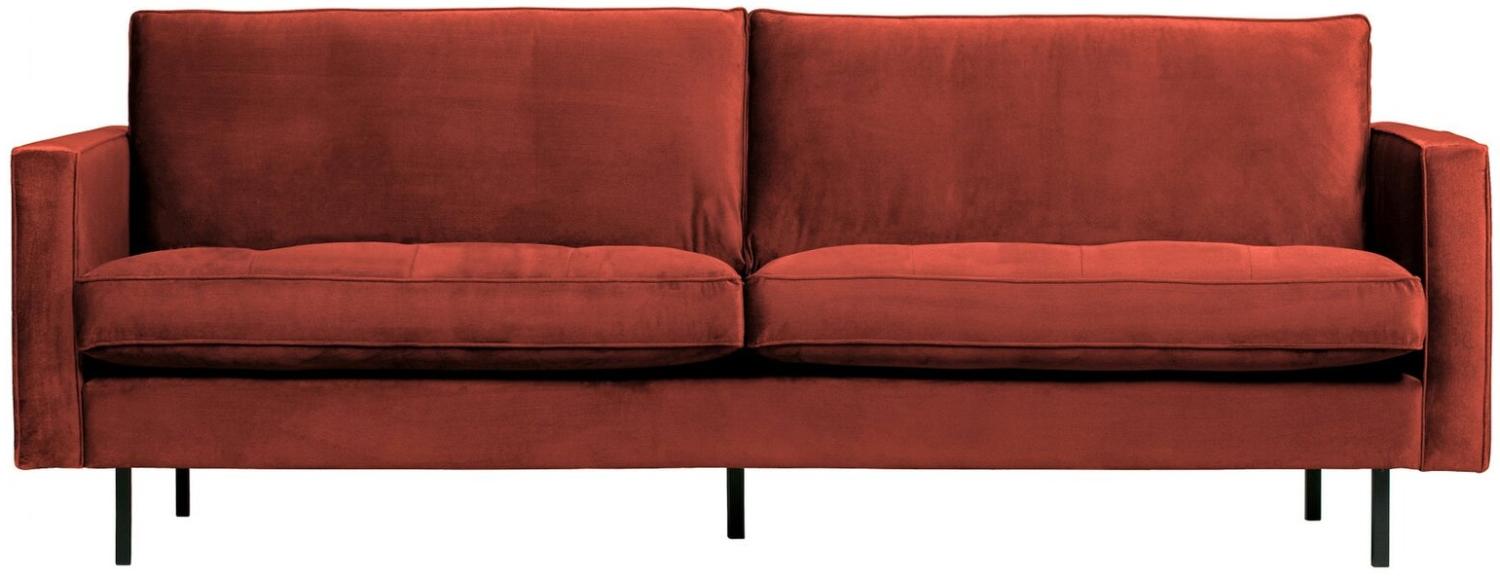 Sofa Rodeo Classic 2,5 Sitzer Samt, Rot Bild 1