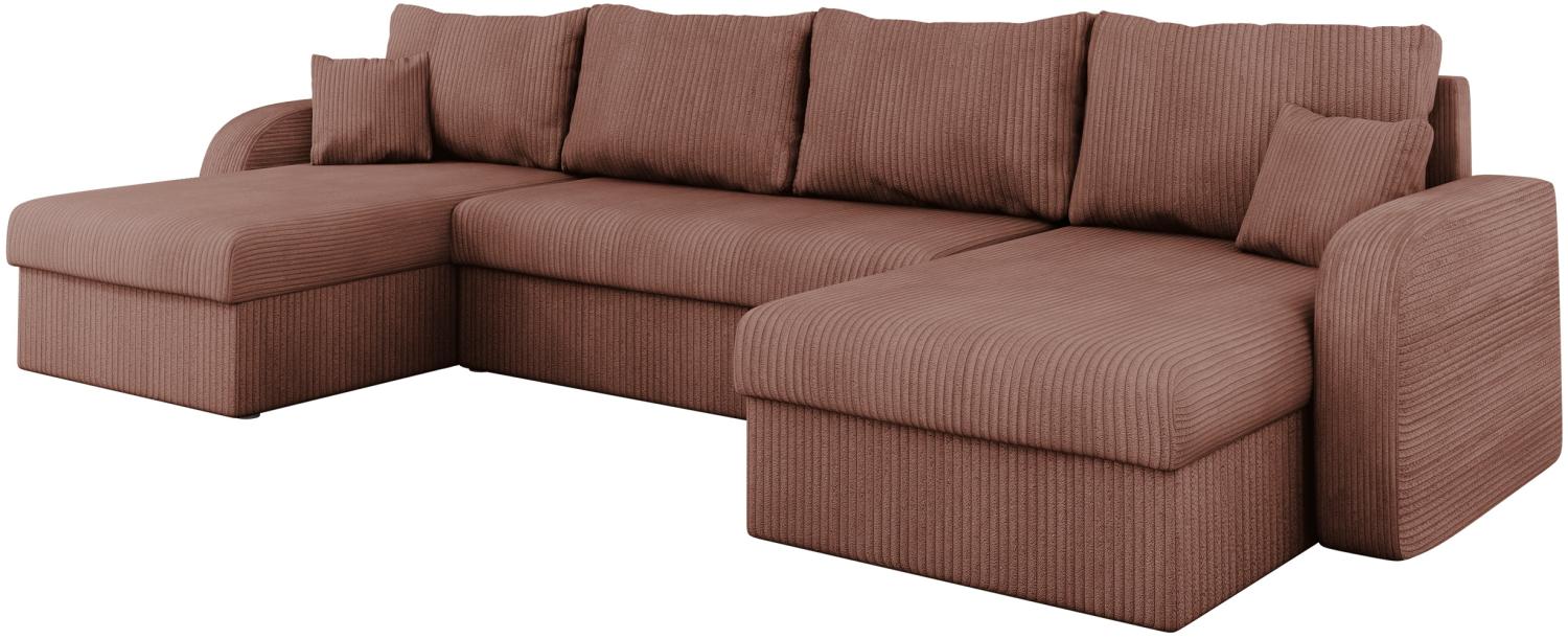 Ecksofa Kris U Cord (Farbe: Poso 29) Bild 1