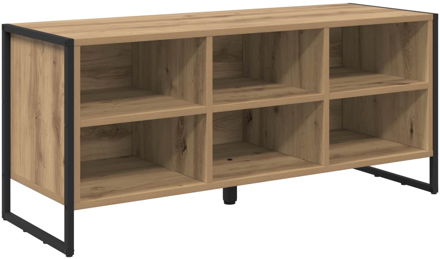 vidaXL Schuhschrank Kunsthandwerk Eiche 60 x 35 x 44 cm Holzwerkstoff 886455 Bild 1