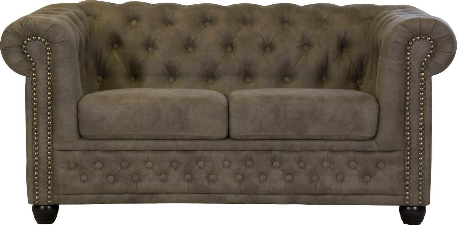 Home affaire Chesterfield-Sofa Rysum, Chesterfield-Optik, in 2 Bezugsqualitäten Bild 1