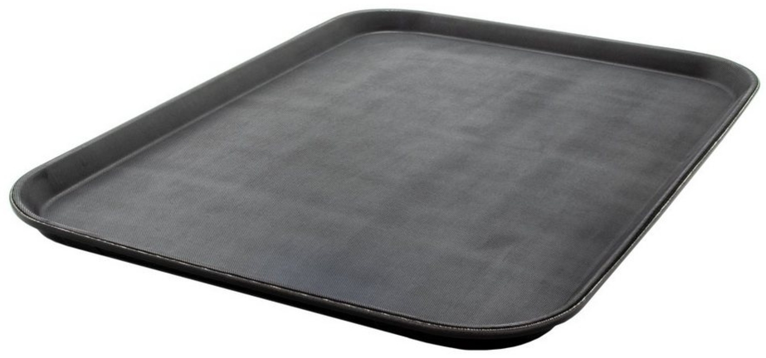 Gastrotablett Tablett Kunststoff 56x41 cm Serviertablett Antirutsch Servierplatten beschichtet, rutschfeste Oberfläche Bild 1
