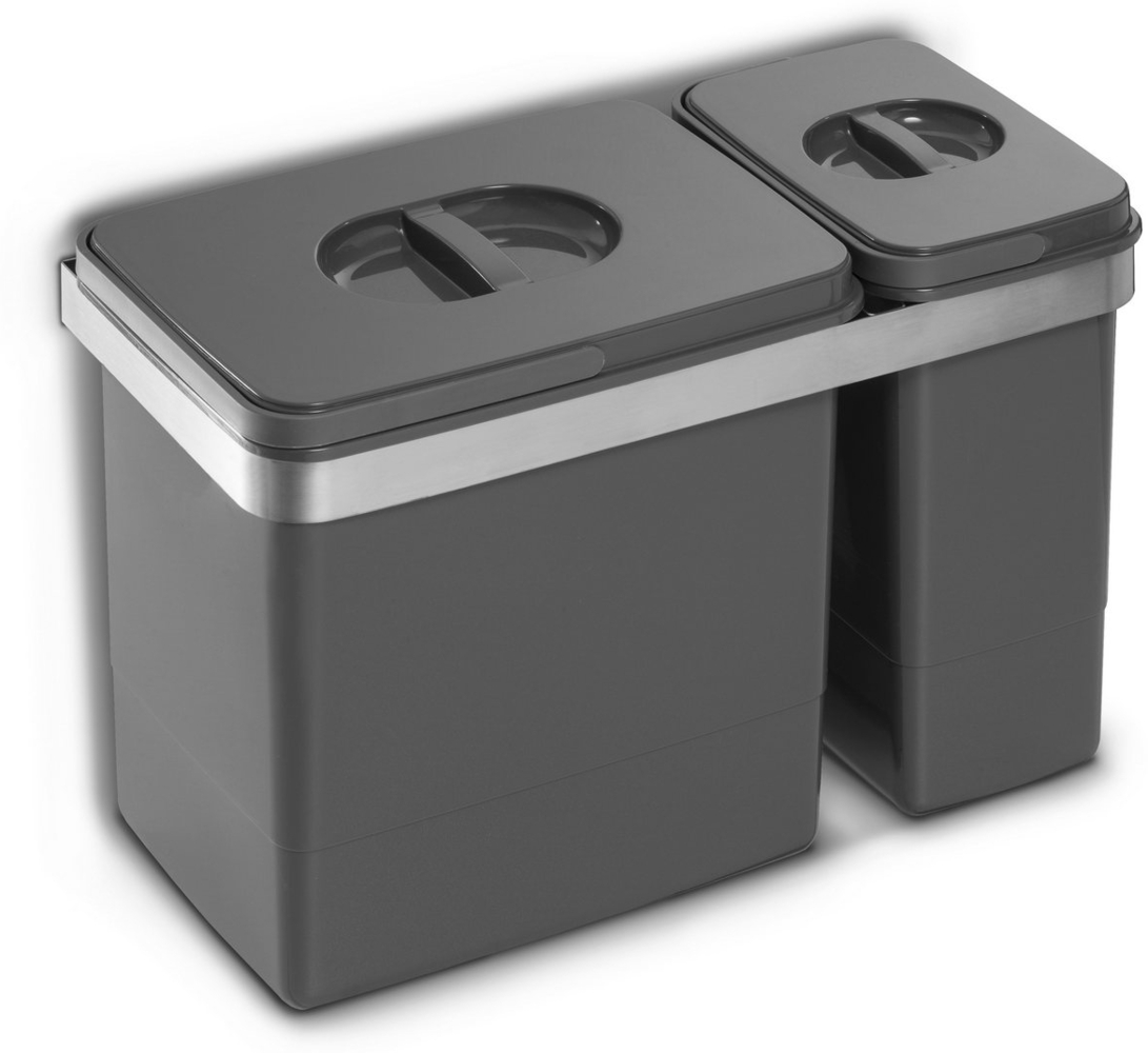 EKOTECH Abfalleimer BELT 2 mit 15 u. 7 Liter Abfallvolumen / Mülleimer Bild 1
