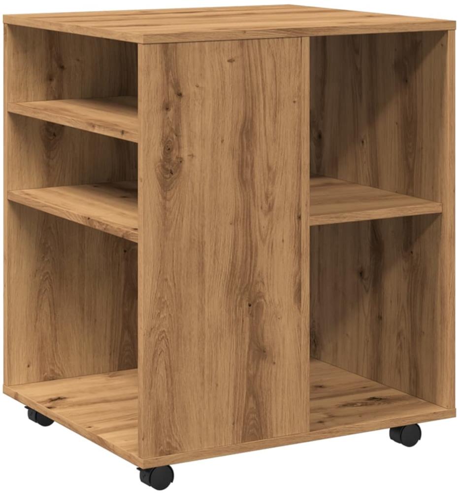vidaXL Rollschrank Artisan-Eiche 60x53x72 cm Holzwerkstoff 856659 Bild 1