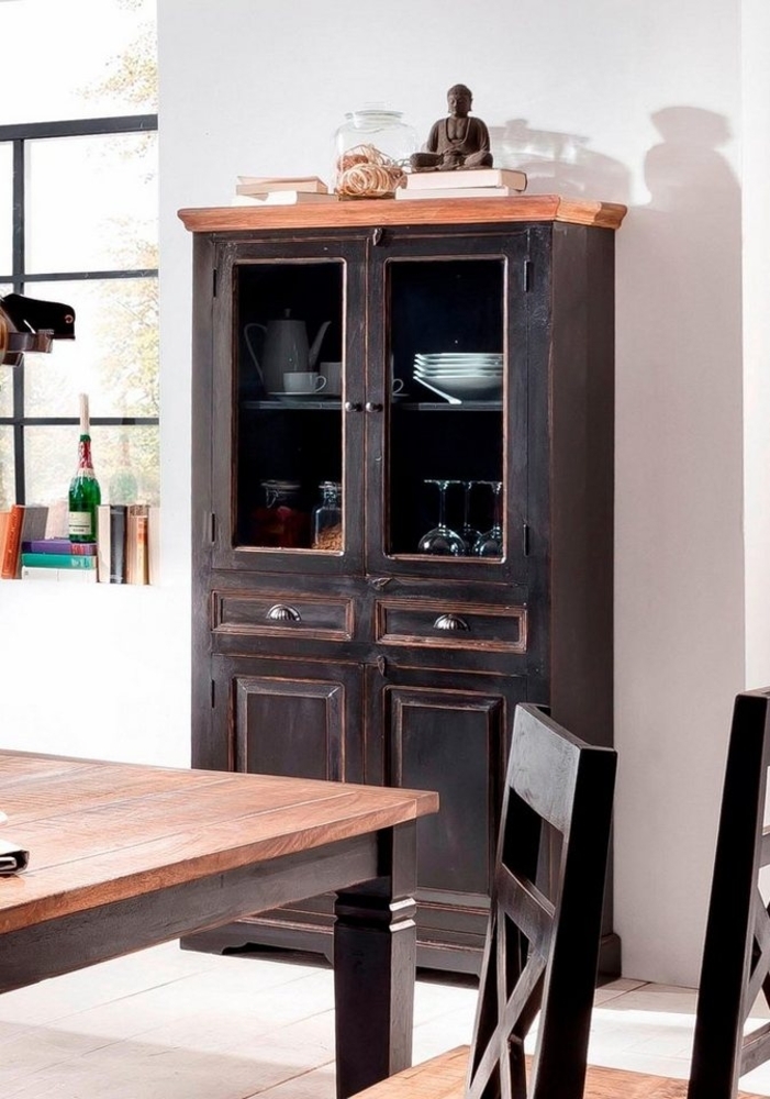 CORSICA Vitrine Mango Schwarz Bild 1