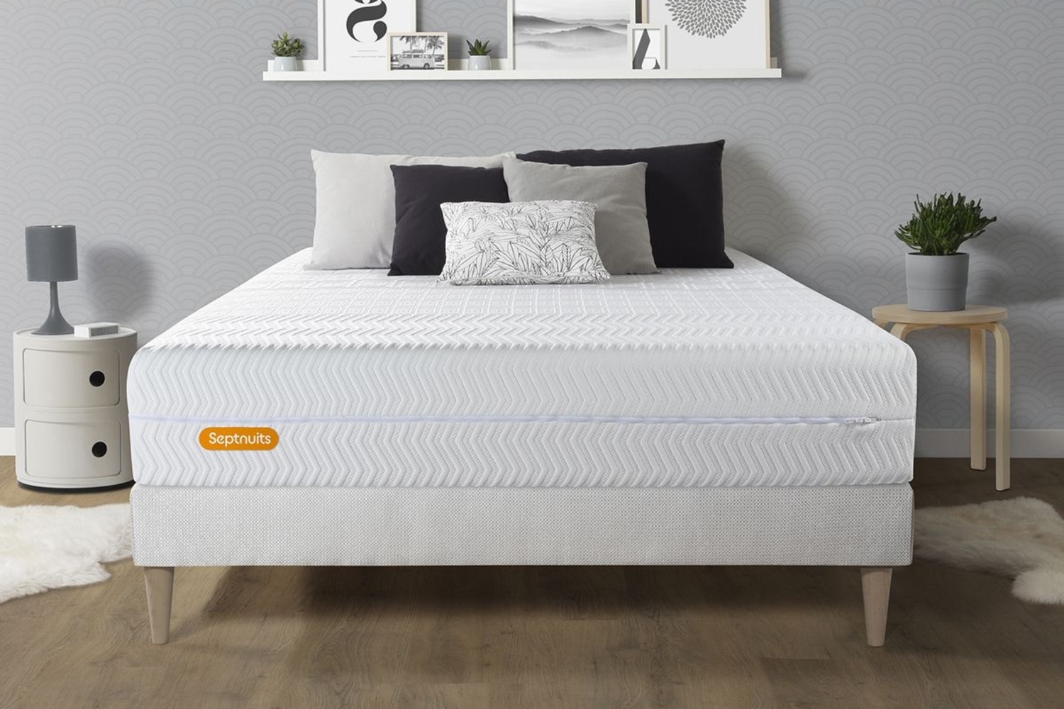 Matratzen- und Lattenrost-Set 180x200 cm - Memo Bio Bild 1