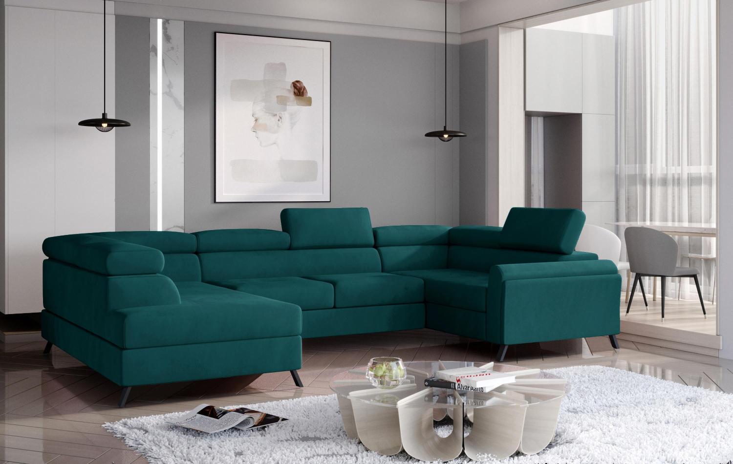 Wohnideebilder Escada Blau Ecksofas & Eckcouches Esc_22 Bild 1