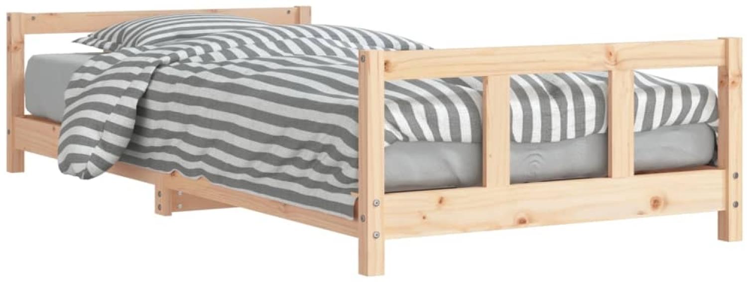 vidaXL Kinderbett 90x190 cm Massivholz Kiefer 834432 Bild 1