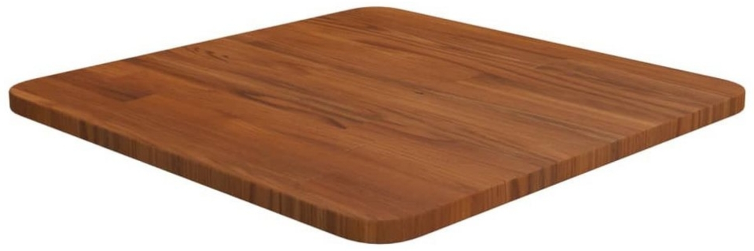 vidaXL Tischplatte Quadratisch Dunkelbraun 40x40x1,5cm Eiche Behandelt 343014 Bild 1