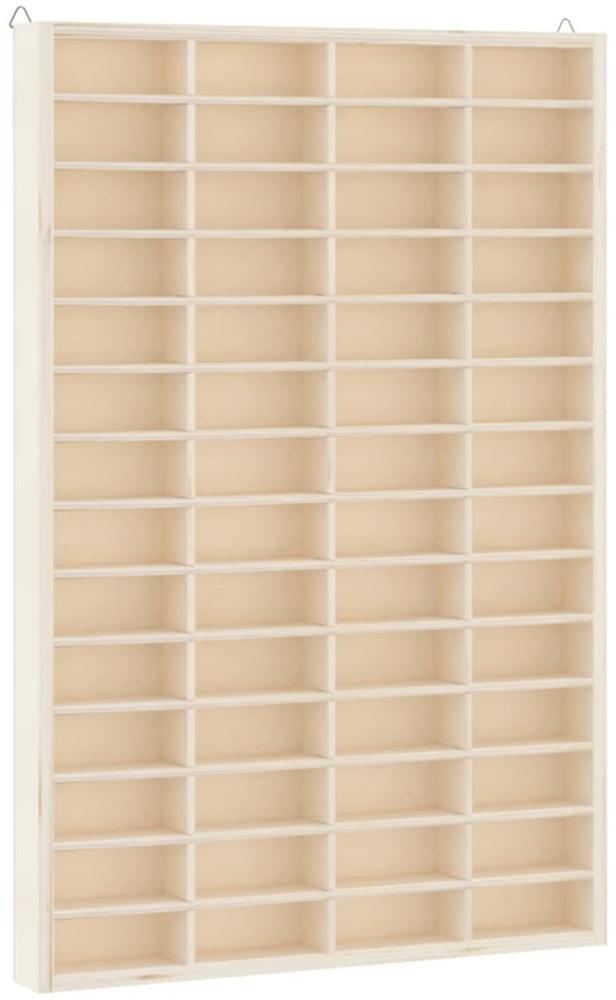 vidaXL Sammlervitrine aus Holz mit 56 Fächern 40x4,5x60 cm 4017380 Bild 1