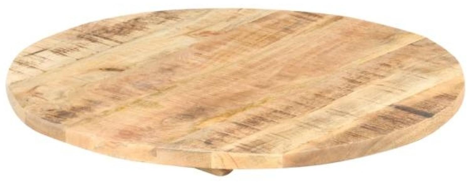vidaXL Tischplatte Massivholz Mango Rund 25-27 mm 40 cm 286004 Bild 1