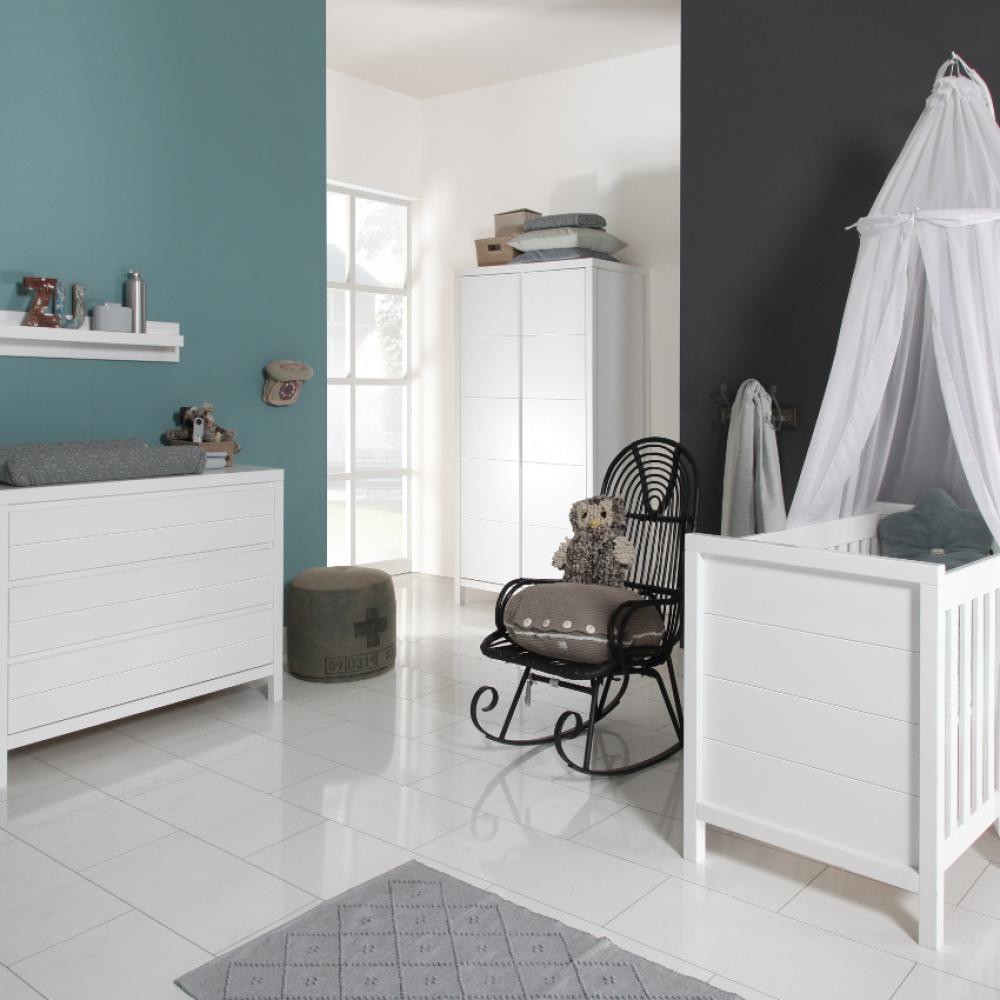 Europe Baby Atlantic Babyzimmer weiß | Kommode +Sc Bild 1