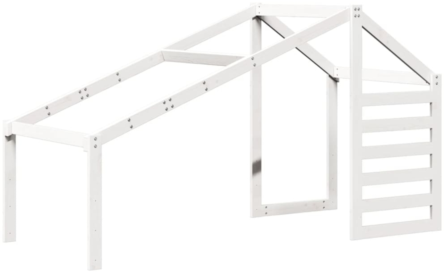 vidaXL Dach für Kinderbett Weiß 198x87x113 cm Massivholz Kiefer 846874 Bild 1