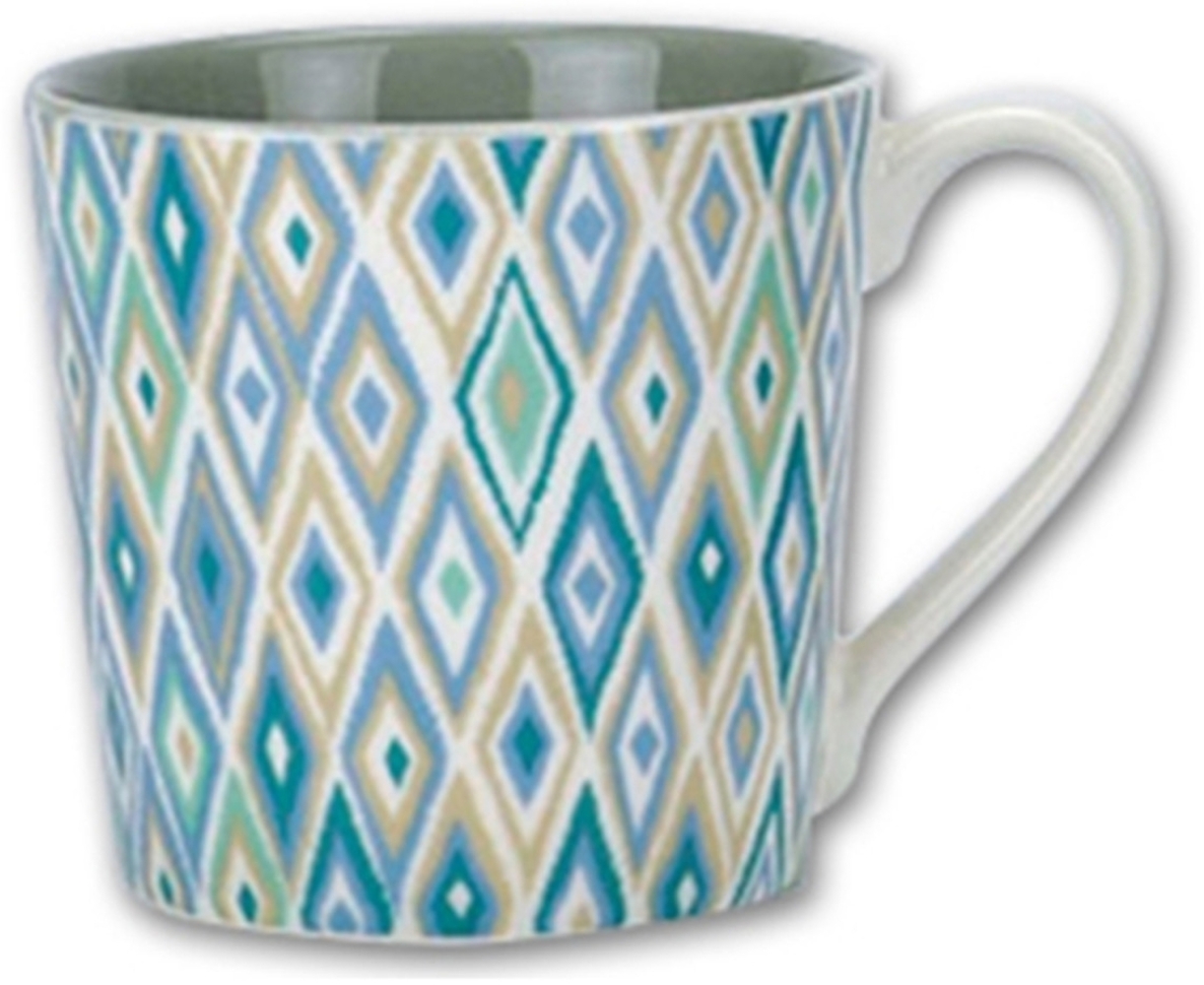 Jameson Tailor Retro Collection Becher Rauten türkis Bild 1
