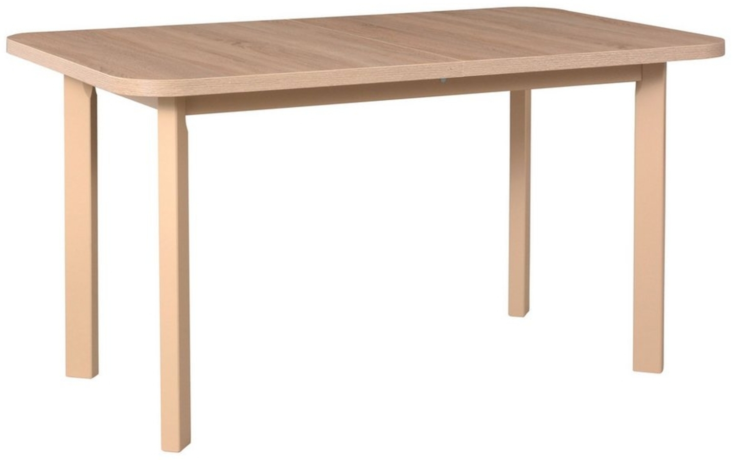 MOEBLO Esstisch Vendo 2P (Stilvoller Multifunktionaler Tisch mit Schlankem Design und Robuster Bauweise, Massivholz), - (BxHxT): 80x76x140/200 cm Bild 1